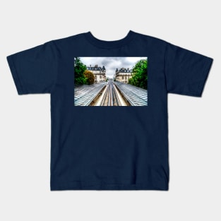 Paris Railway To Infinity And Beyond Kids T-Shirt